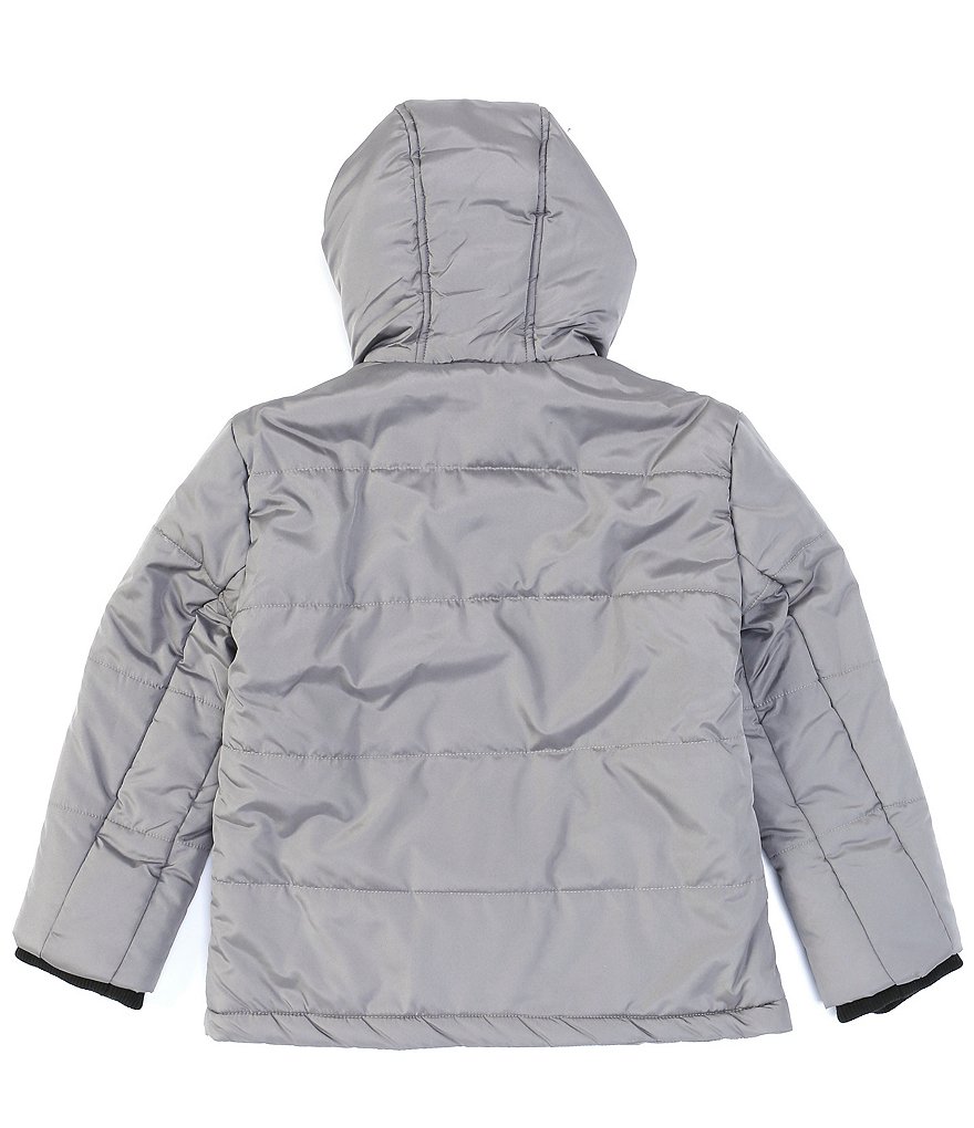 First Wave Big Boys 8-20 Brown Pleather Moto Jacket