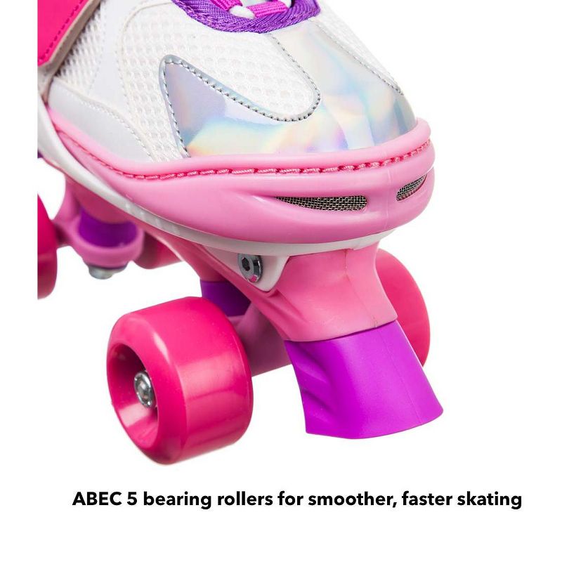 HearthSong One2Go Adjustable Roller Skates for Kids