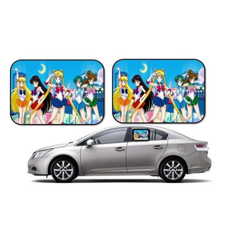 Just Funky Sailor Moon Side Window Auto Sunshades