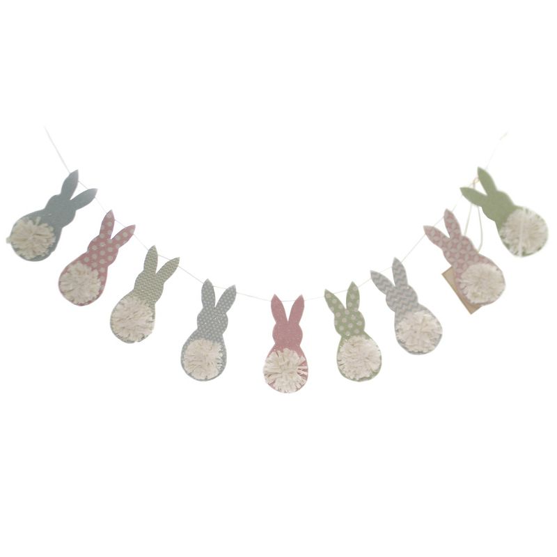 Easter 5.0" Happy Tails Garland Crepe Paper Tail  -  Banners And Garlands