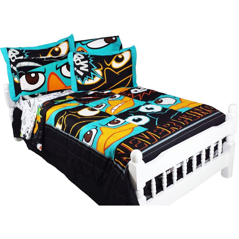 4pc Full Bed Sheet Set Agent P Never Flinch Bedding Accessories - Phineas and Ferb..