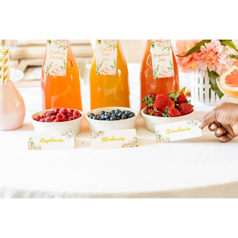 Cotier Brand 97pc Mimosa Bar Kit for Bridal Shower Decoration/Brunch Party or Bachelorette Party Supplies