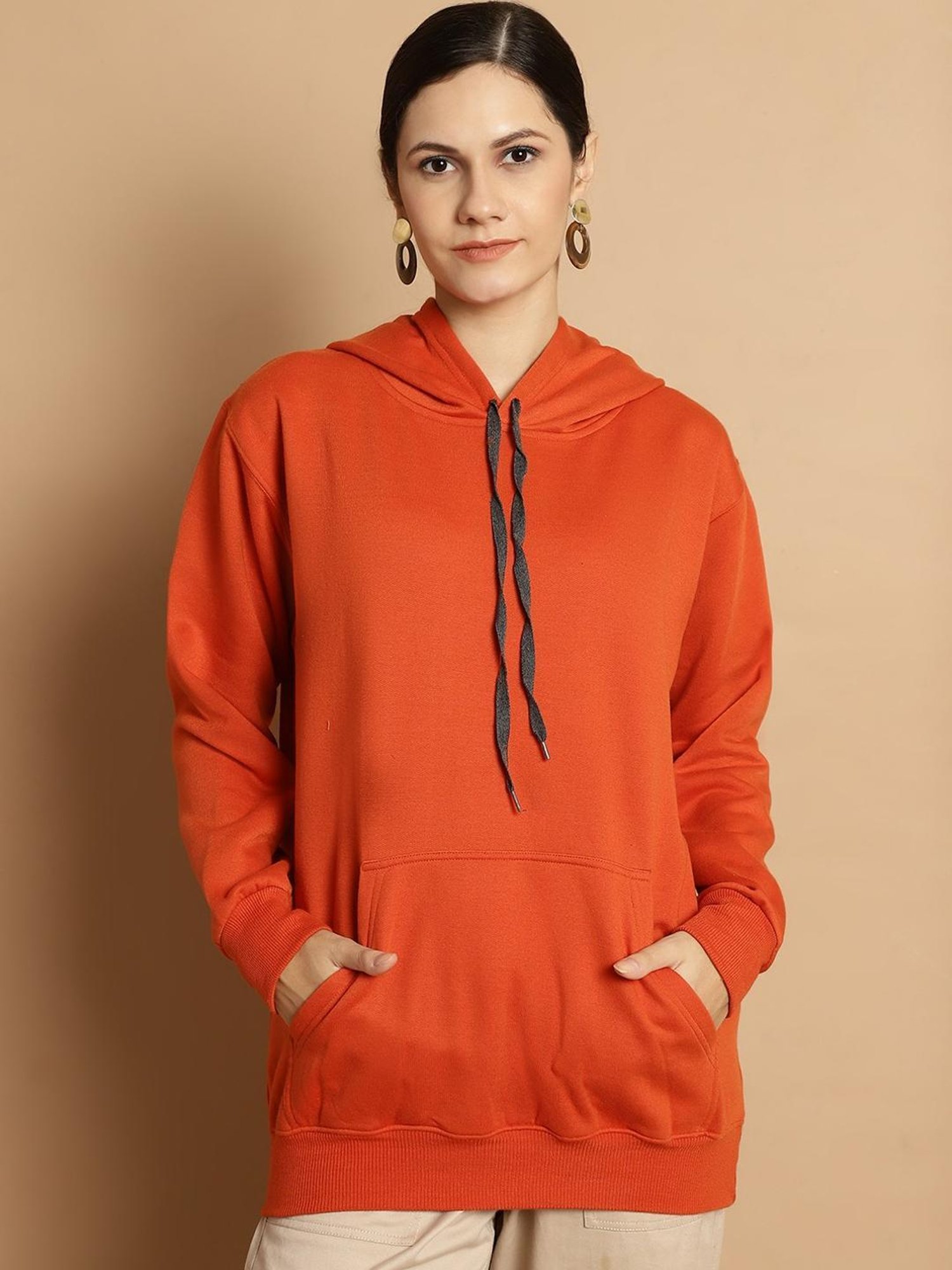 Vimal Jonney Rust & Black Printed Sweatshirt - Pack Of 2