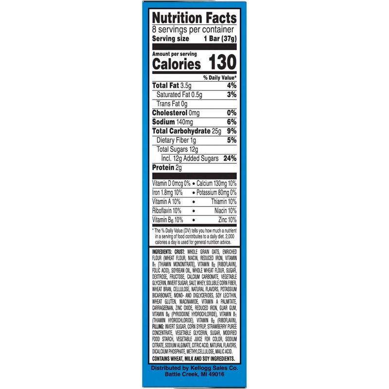 Kellogg's Nutri-Grain Strawberry Soft Baked Cereal Bars - 8ct