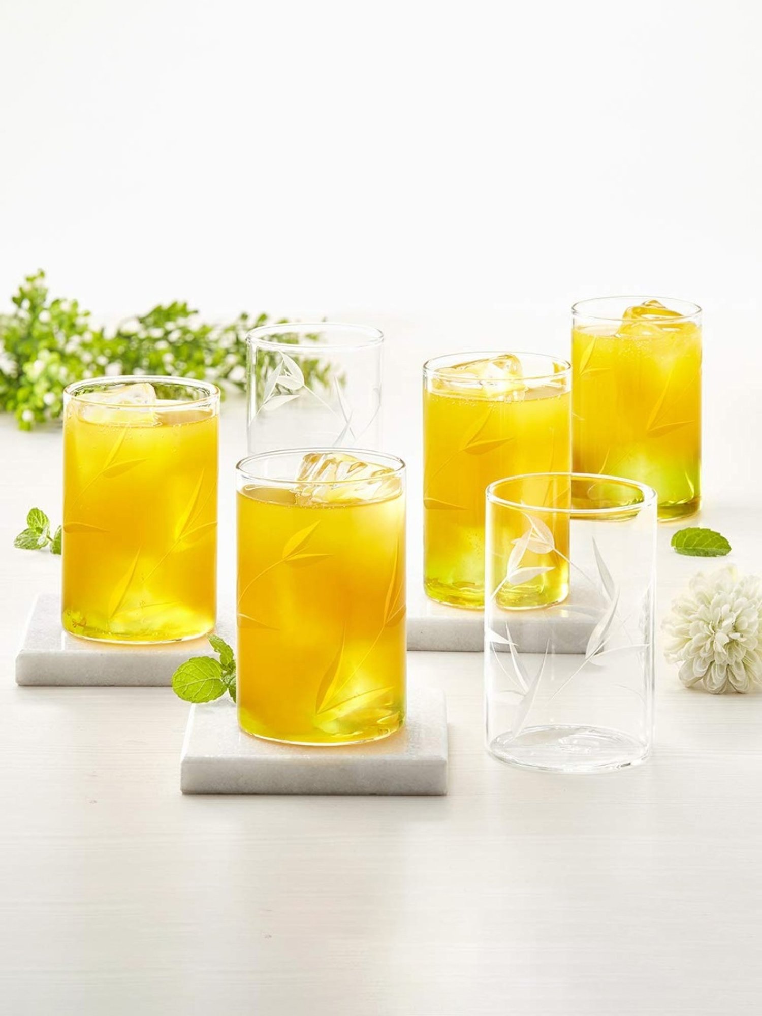 Borosil Transparent Glass Everyday Glasses - Set of 6 (295ml)
