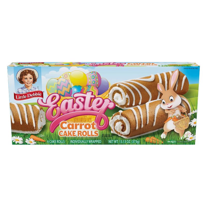 Little Debbie Easter Carrot Cake Rolls - 6ct/13.13oz
