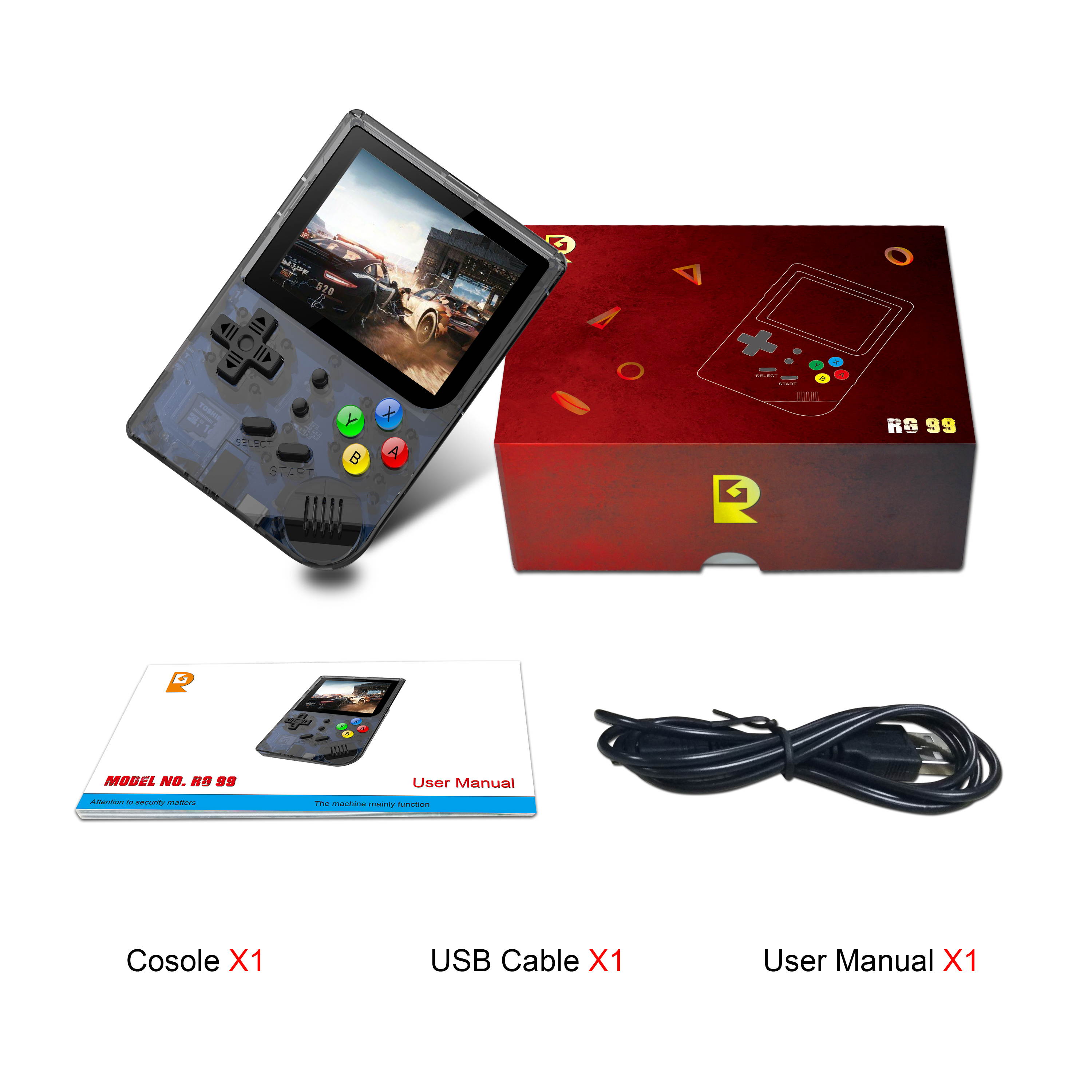 The original factory direct sale RG99 hand-held arcade game machine