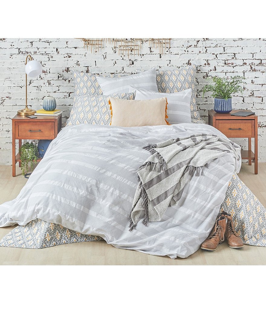 3 Pcs Microfiber Checkered Bedding Sets King Black and White - PiccoCasa