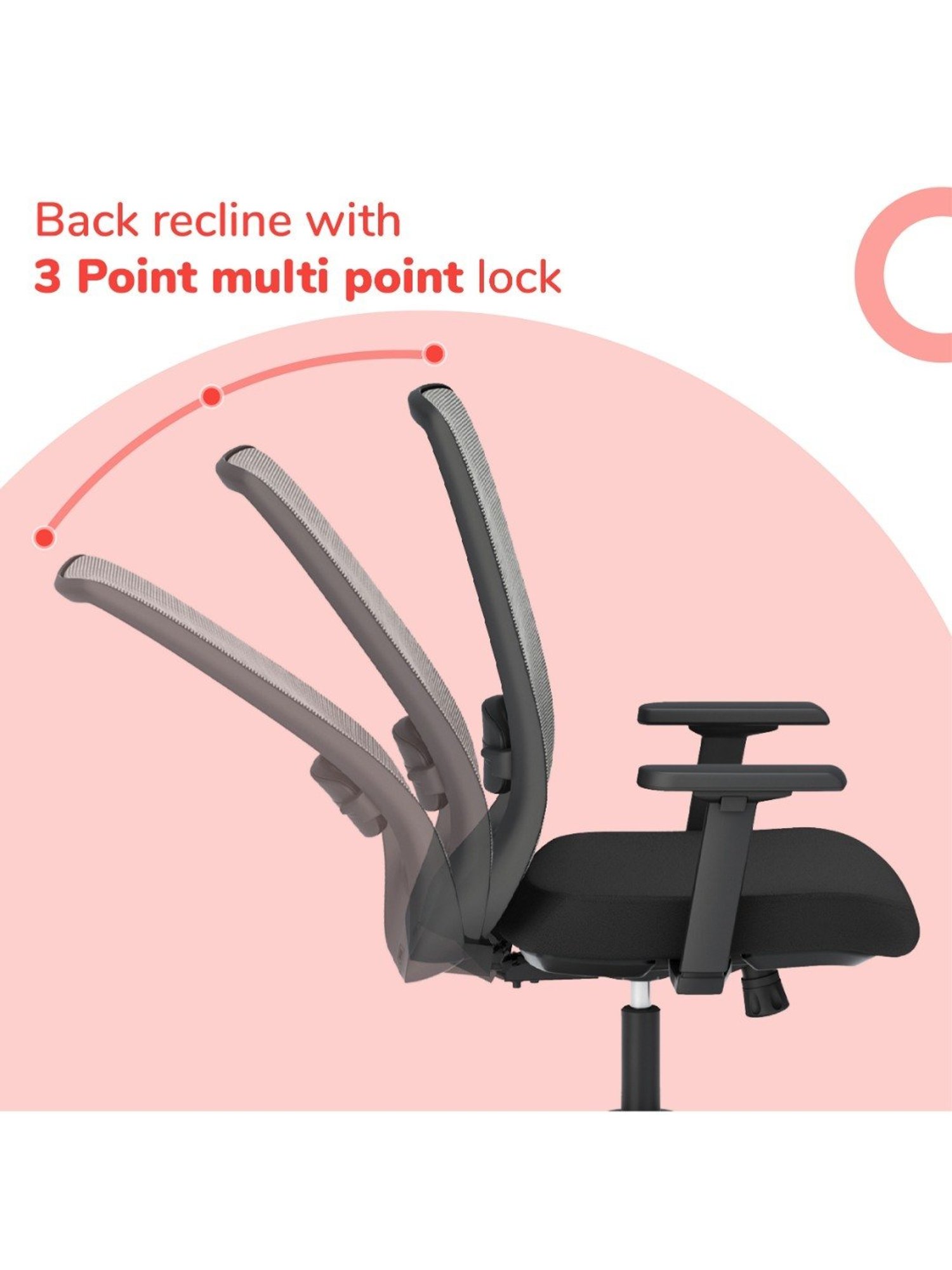 Durian Chaste Black Fabric Executive Chair