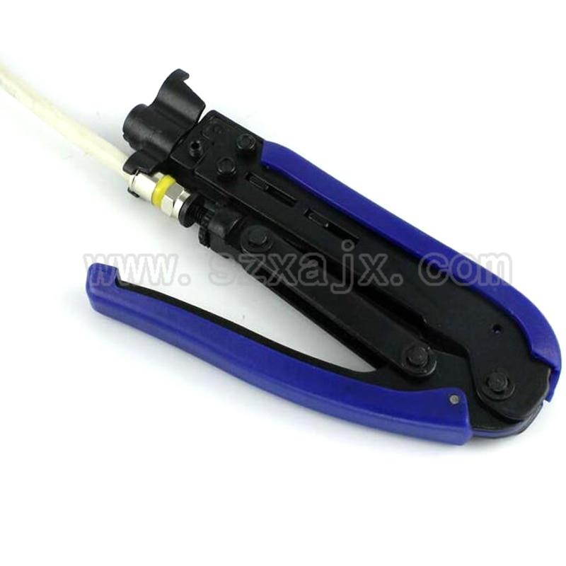 JX connector 10pcs F male connector for RG6 75-5 coaxial compression fitting Compression Coax O-Ring connector +2 tool