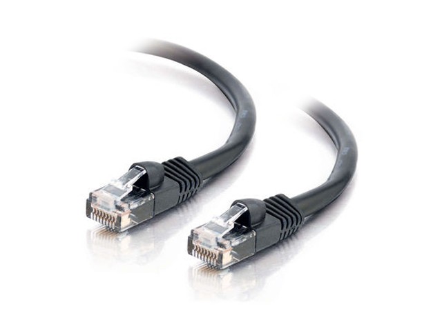 Cat 6 Ethernet Cable 50 ft Black Long Internet Network Cable High Speed Flat LAN Cable RJ45 Cord for Gaming Switch Modem Router Coupler