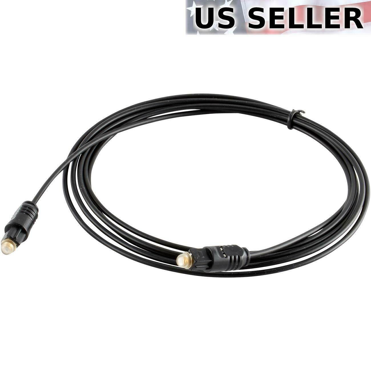 com 6 ft 18 m Digital Optical Audio Cable Toslink Digital Optical SPDIF UltraThin MaleMale Optical Audio Cable THINTOS6