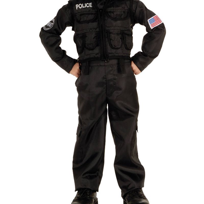 Toddler Policeman Swat Halloween Costume