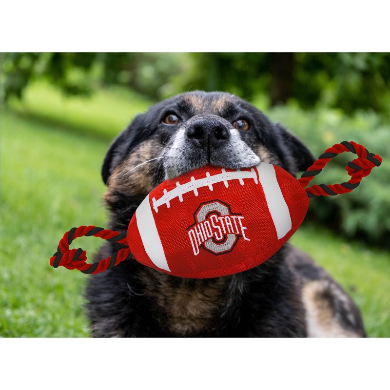 NCAA Virginia Tech Hokies Nylon Football Dog Toy