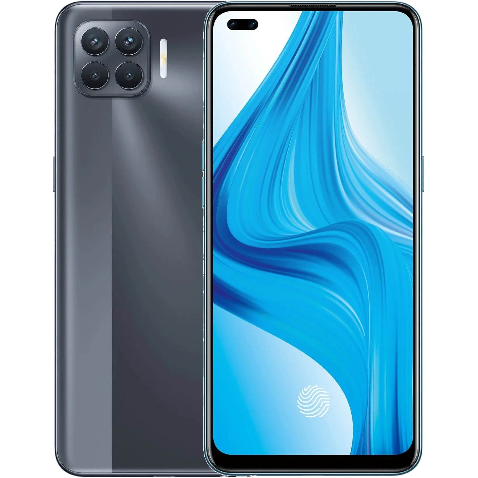 Oppo Reno4 Lite Dual-SIM 128GB ROM + 8GB RAM (GSM Only | No CDMA) Factory Unlocked 4G/LTE Smartphone (Black) - International Version