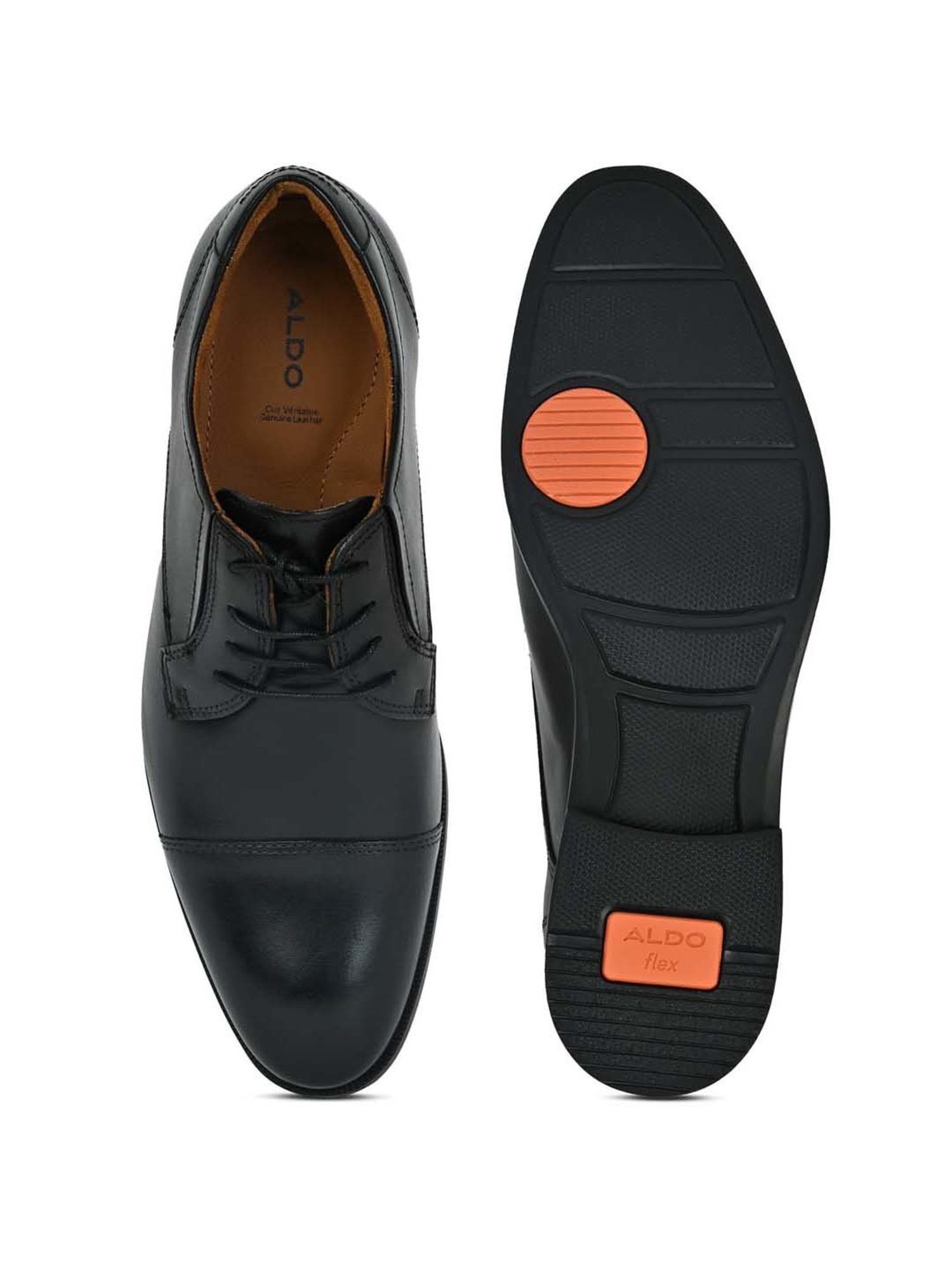 Aldo Men's Black Derby Shoes
