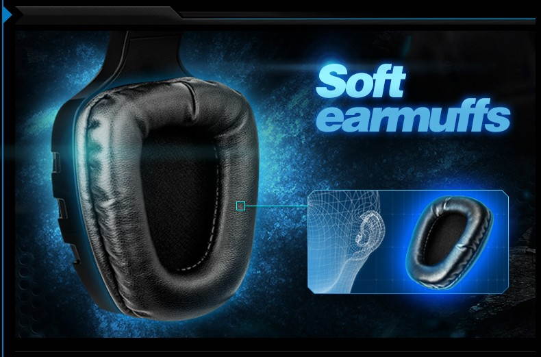 PC headset with microphone earphones fashion laptop gaming belt Game Headphones High-Definition microphones