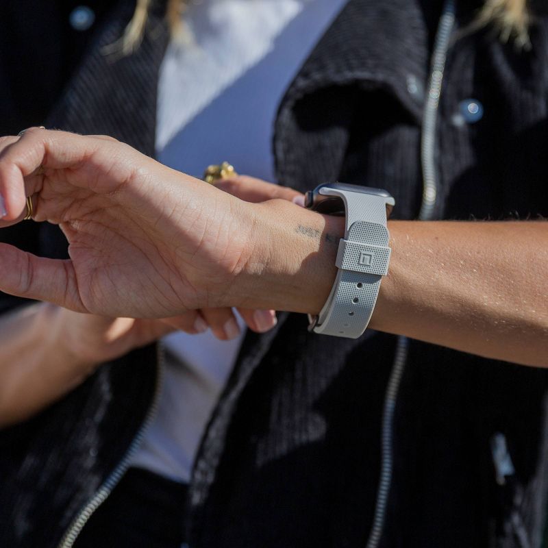 (U) by UAG Apple Watch 38/40mm (Series 6/5/4 & Watch SE) DOT Silicone Band - Gray