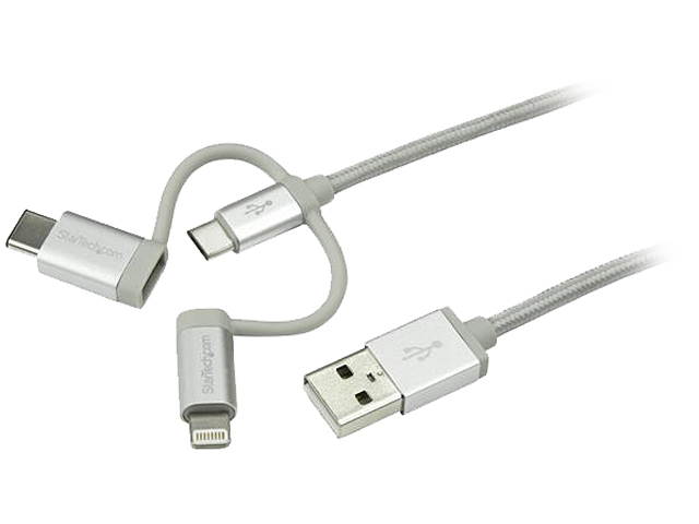 VisionTek 900784 Black Lightning to USB Black 1 Meter Cable - 5 Pack