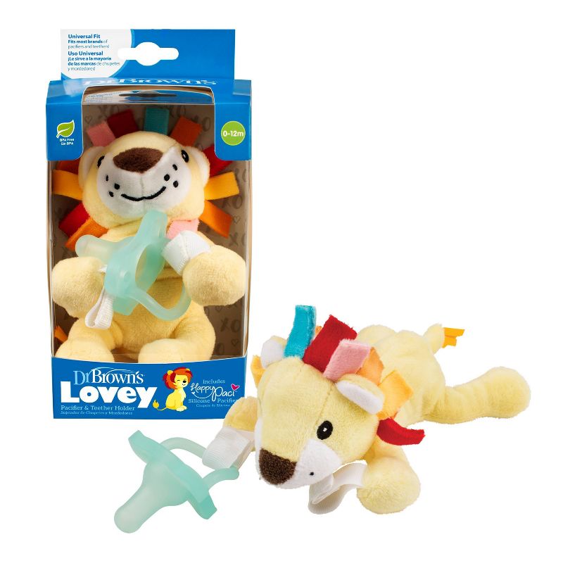 Dr. Brown's Lion Lovey Pacifer & Teether Holder