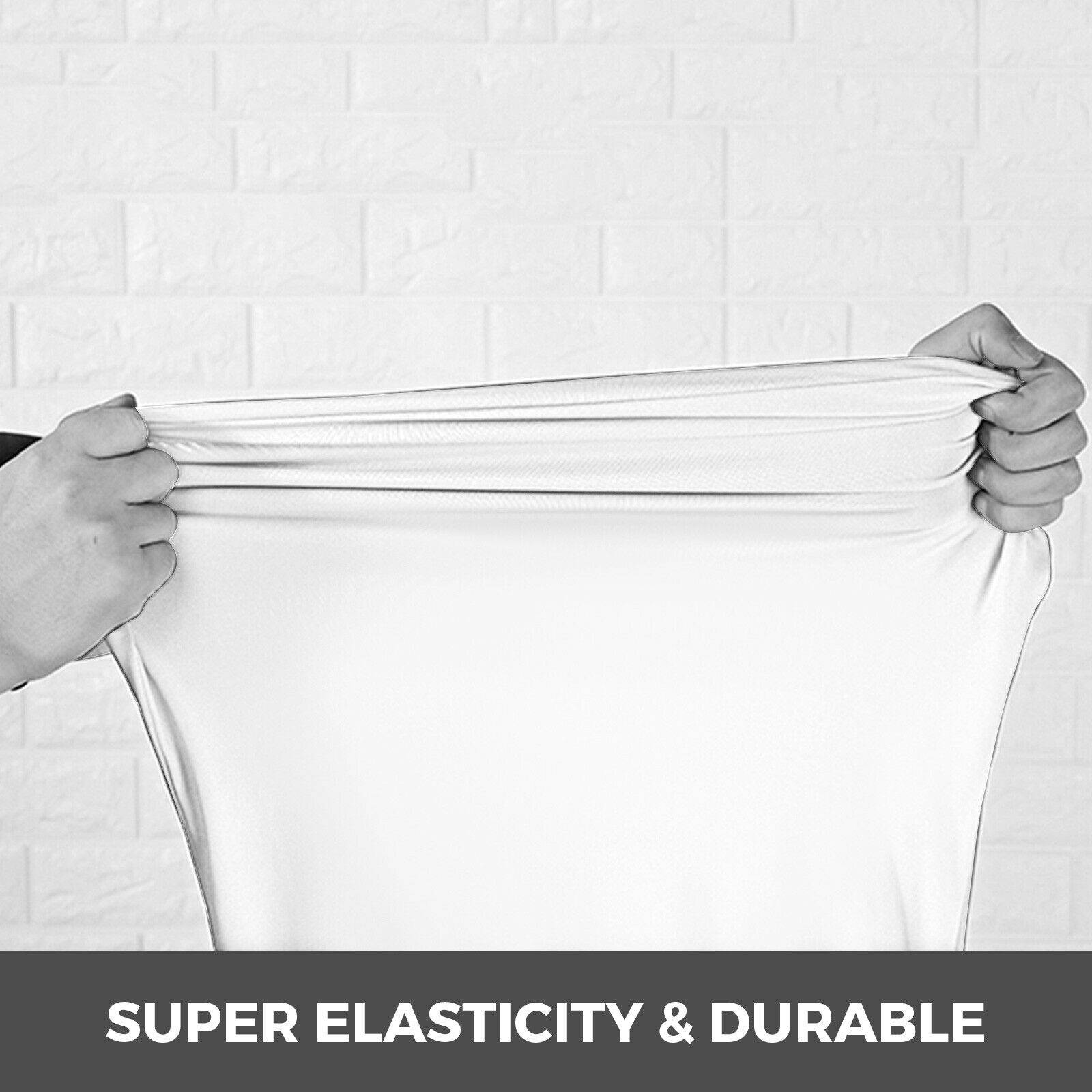 100PCS Spandex Stretch Chair Covers White for Wedding Party Banquet Decoron