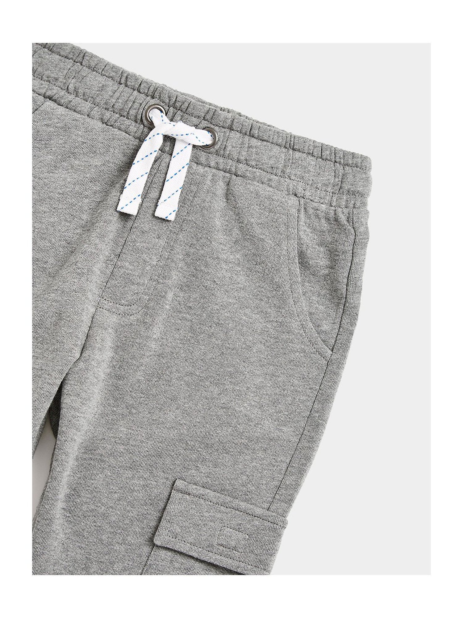 Plum Tree Boys Black Printed Joggers