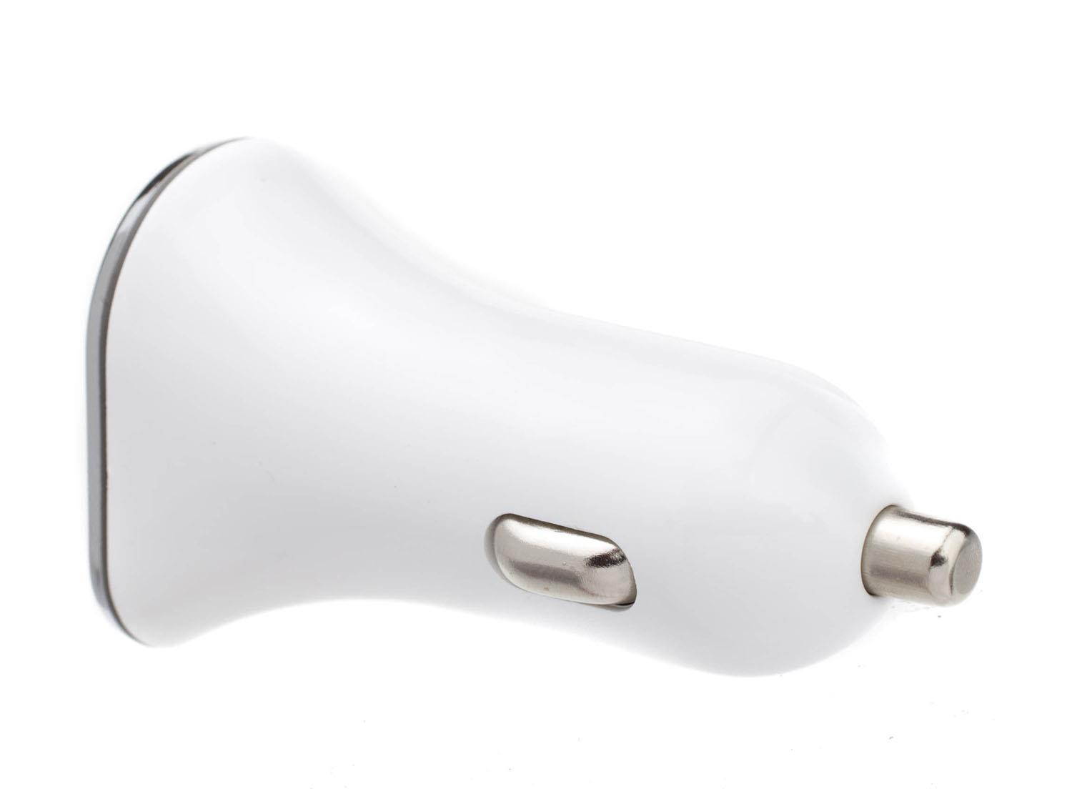 2 Port USB Car Charger, 2 x USB A, 5V 3A, Cigarette Lighter Plug, features Quick Charge v3.0