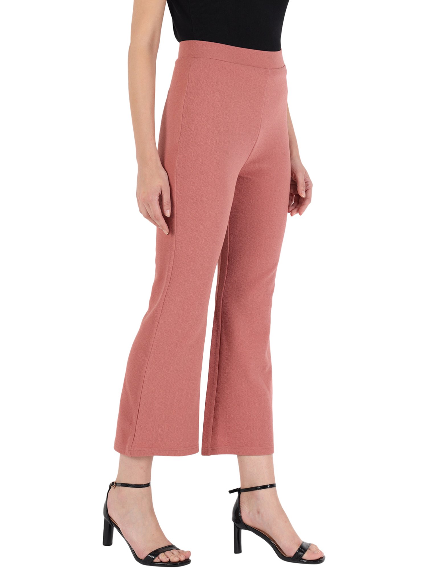 Trend Arrest Pink Bootcut Pants