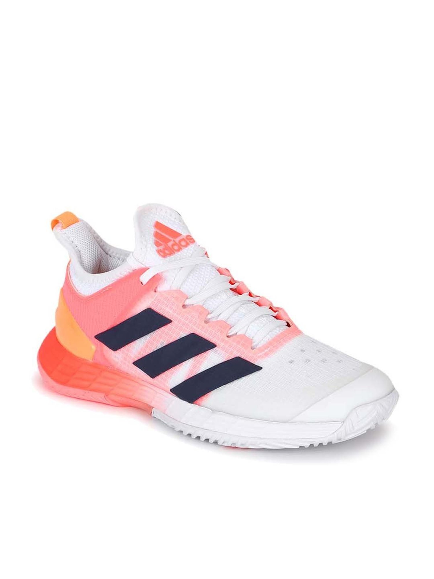 adidas Women's adizero ubersonic 4 White Tennis Shoes