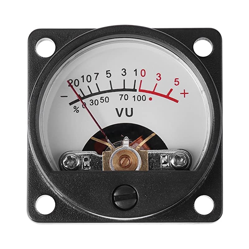 VU Meter 2 Pcs VU Panel Meter Warm Back Light Recording + Audio Level Amp with Driver Board