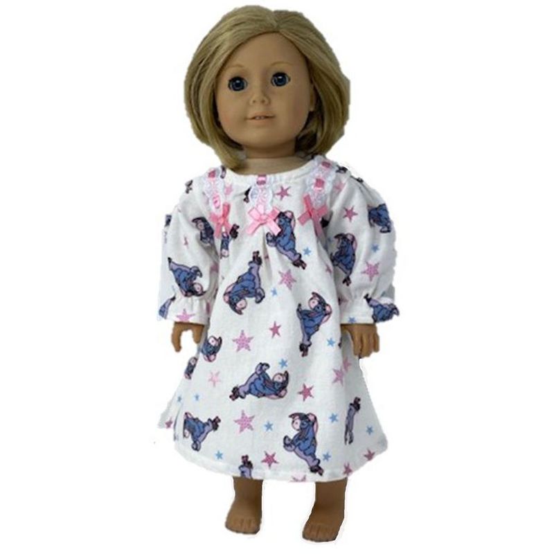 The Queen's Treasures Little House on the Prairie Green Calico Dress, Bonnet & Apron for 18" American Girl Dolls