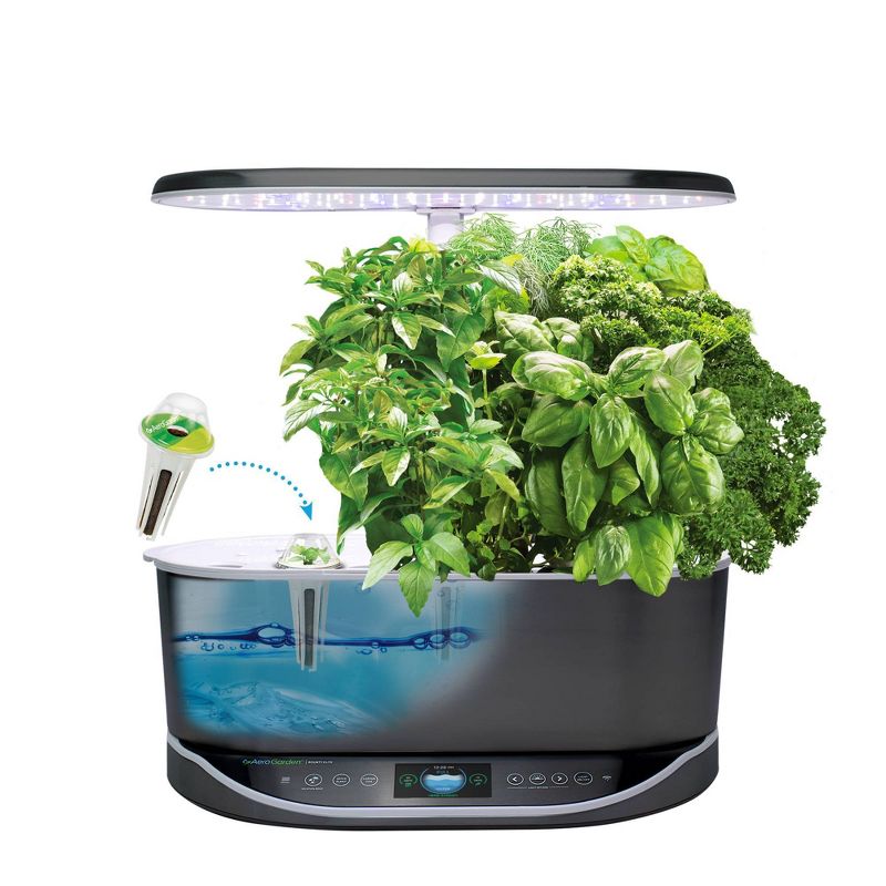 Bounty Elite Platinum Planter Set Black - Aerogarden