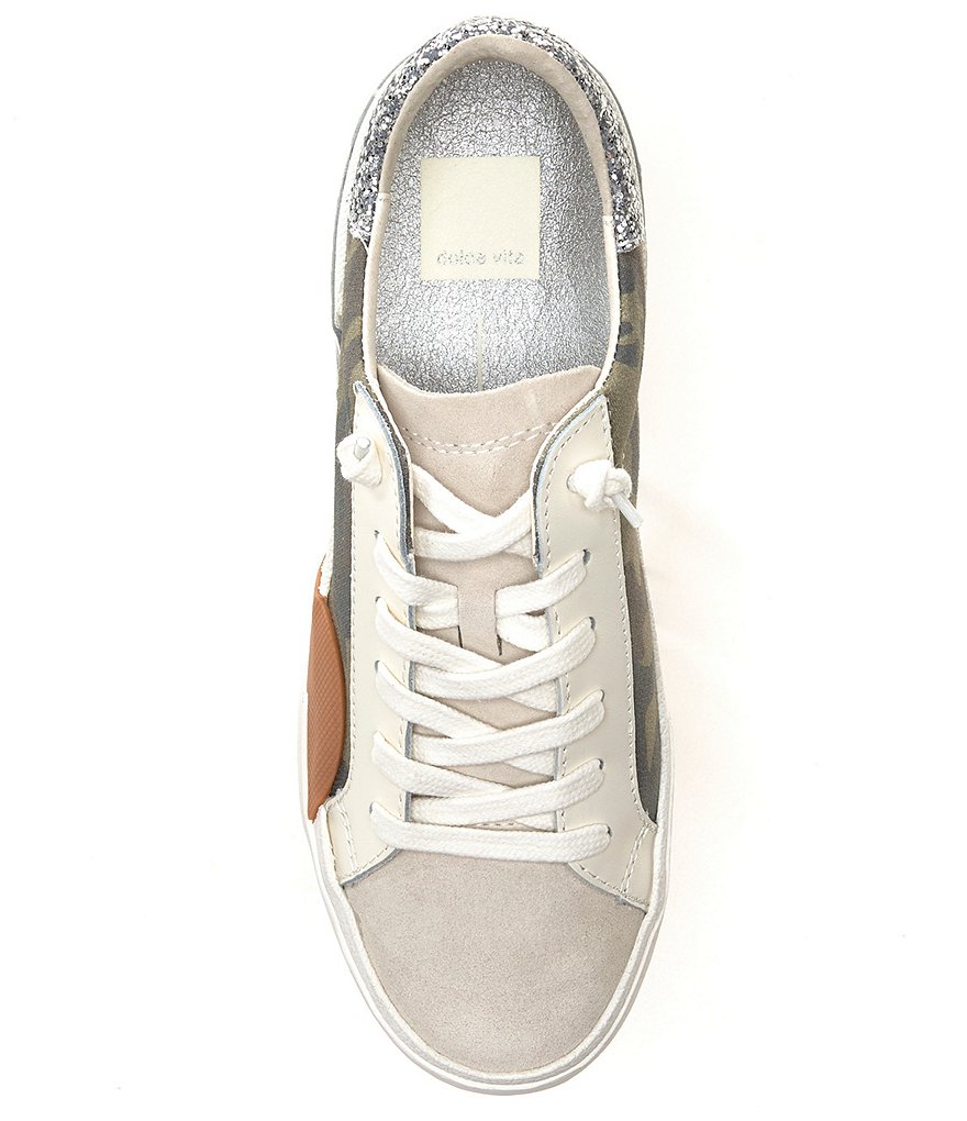 Dolce Vita Zina Camo Canvas Lace-Up Sneakers