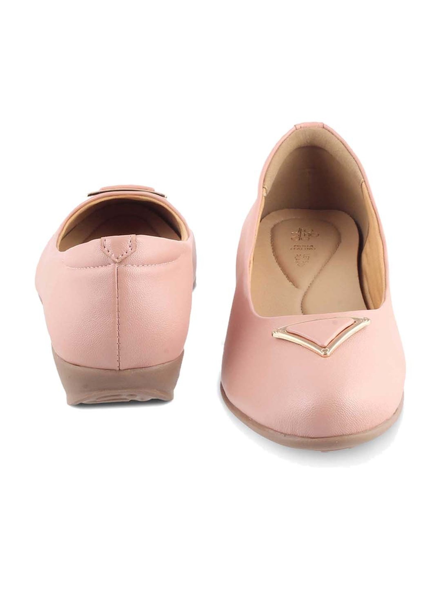 Tresmode Women's Pink Flat Ballets