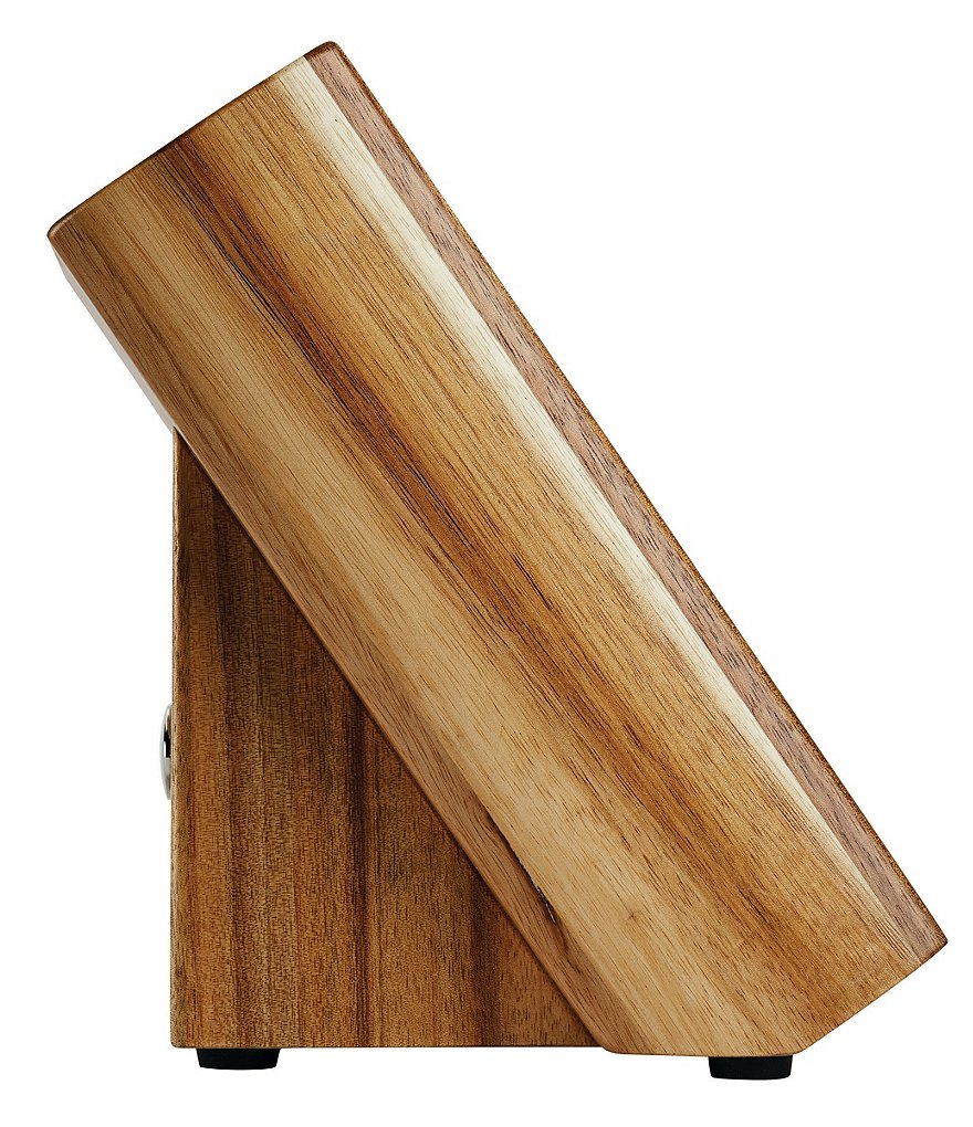 Anolon Imperion Damascus Steel Knife & Acacia Wood Block Set