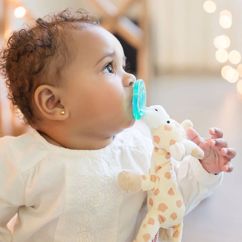 WubbaNub Giraffe Pacifier - Brown