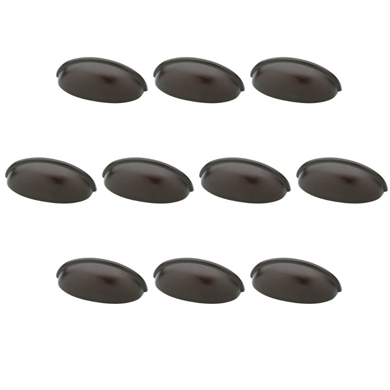 Franklin Brass 10pk 3" Contemporary Cup Pull Dark Bronze