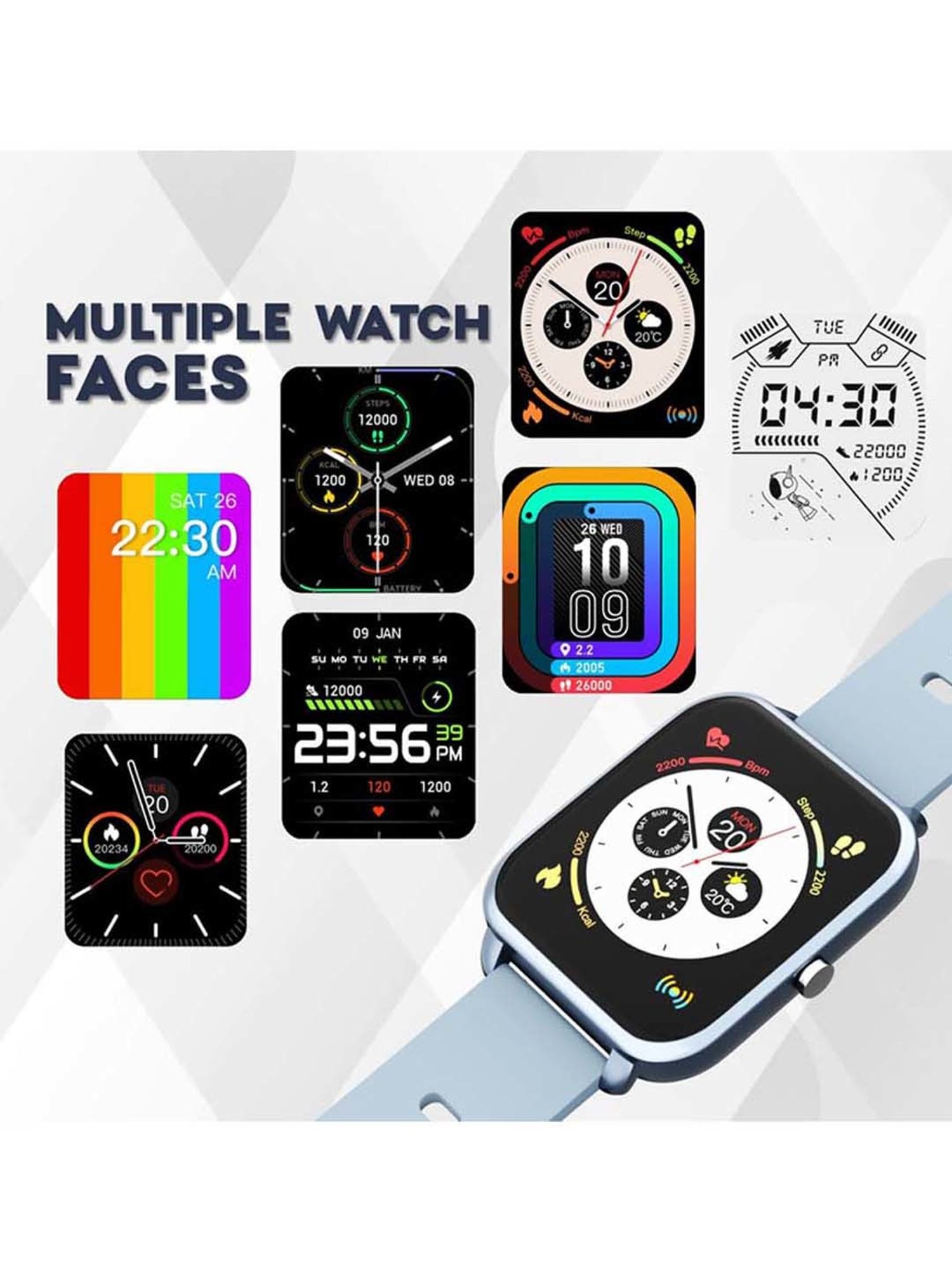 I Kall W1 Smartwatch (Black)