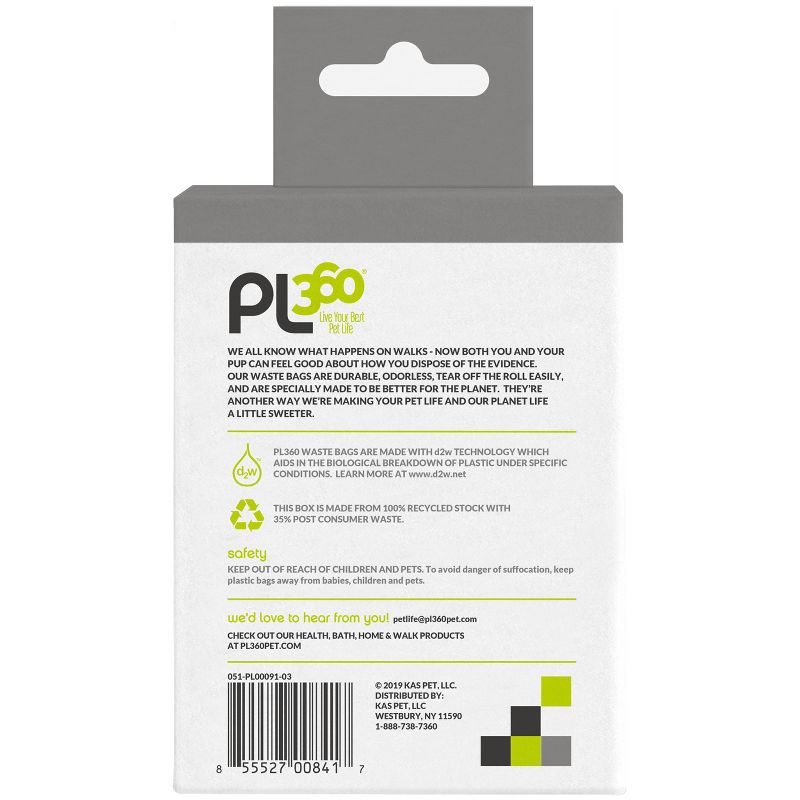 PL360 Dog Walk Wipes - 50ct