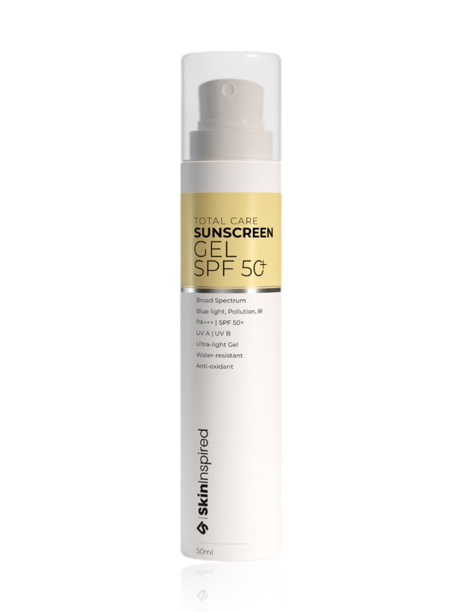 SkinInspired Total Care Sunscreen Gel SPF 50+ - 50 ml
