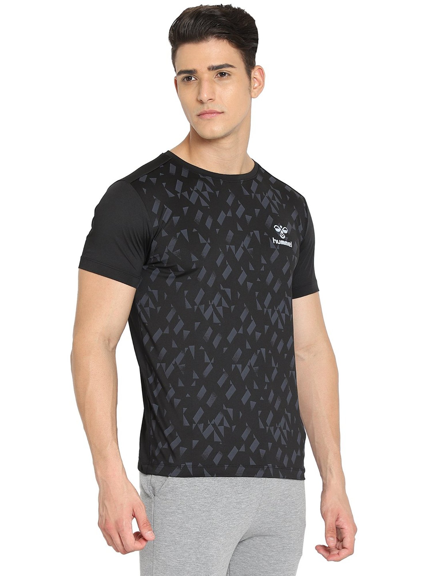 Hummel Black Round Neck T-Shirt