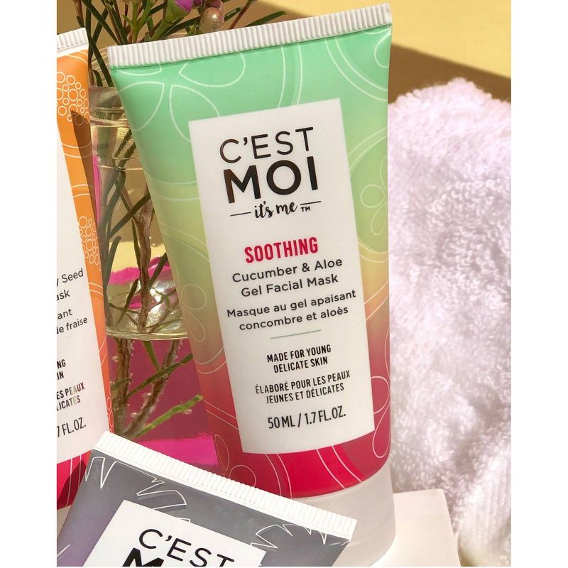 C'est Moi Soothing Cucumber & Aloe Gel Facial Mask - 1.7 fl oz