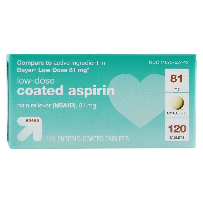 Low-Dose Aspirin Tablets (NSAID) - 120ct - up & up™