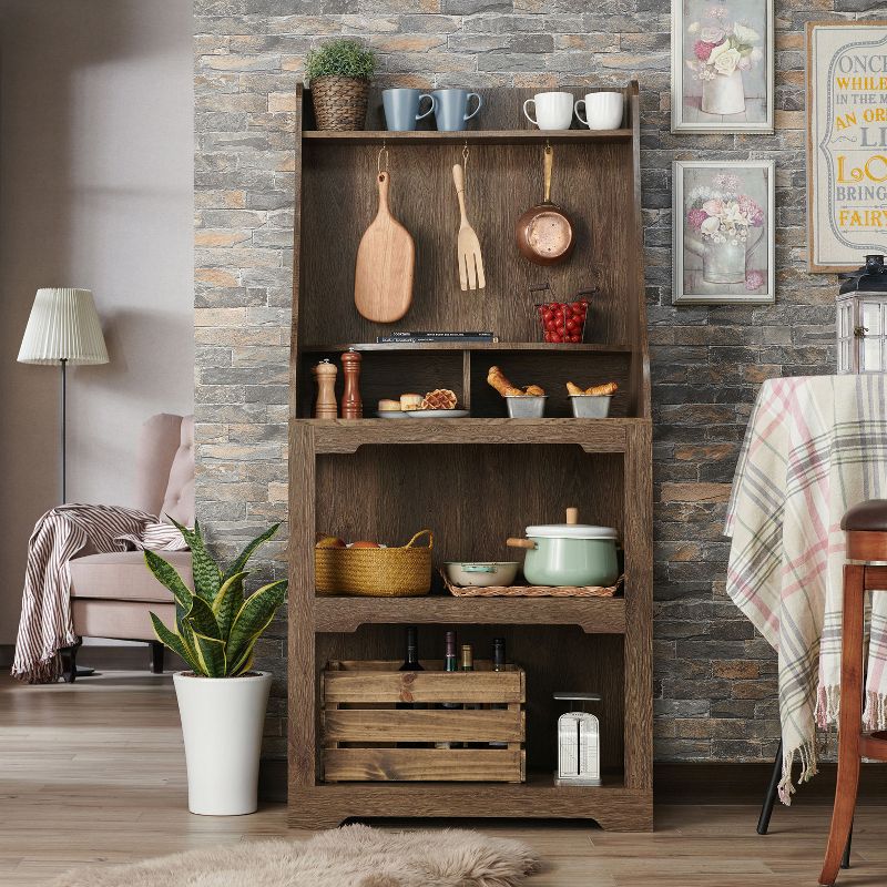 Gatewood Baker Rack Red/Brown - miBasics