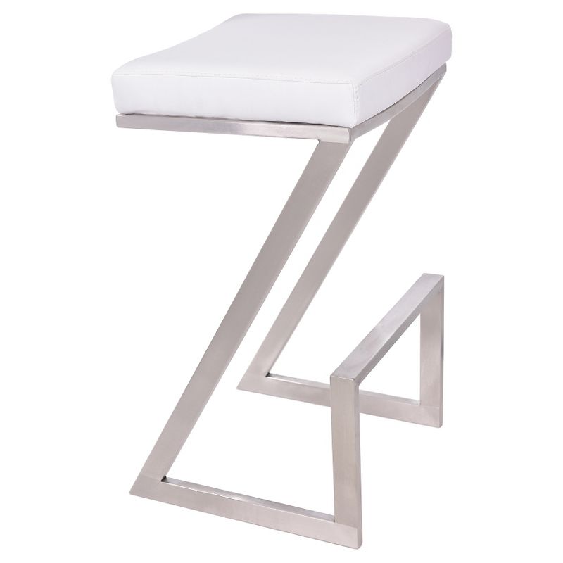30" Atlantis Barstool White - Armen Living