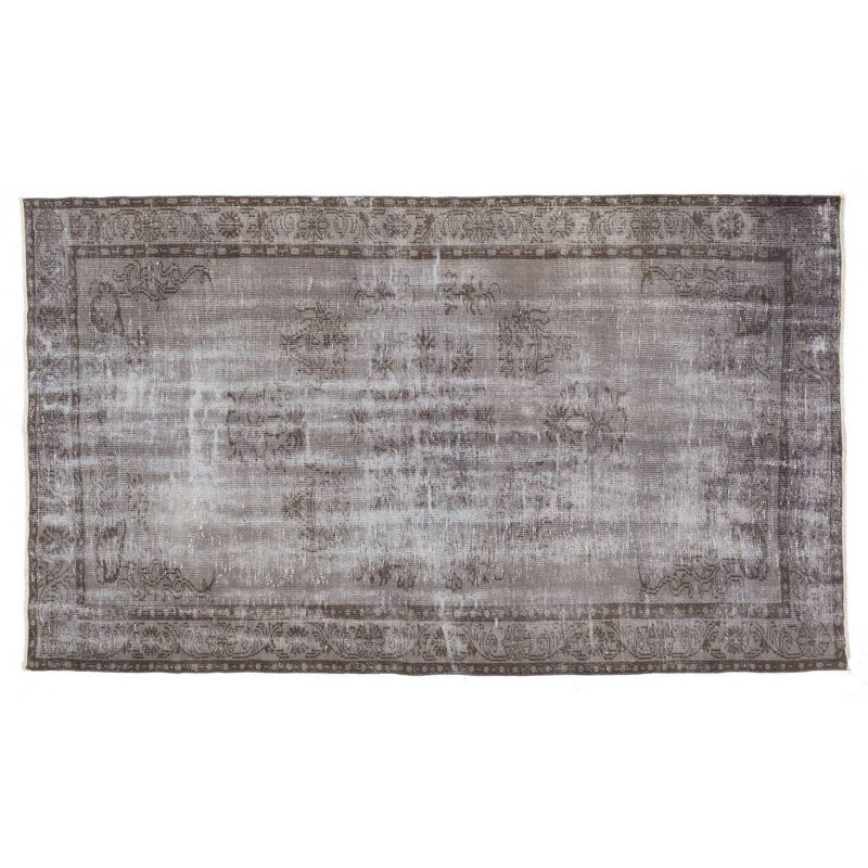 5'6"x8'10" Vintage One-of-a-Kind Urbaine Rug Gray - Revival Rugs