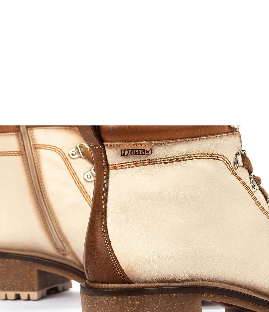 Pikolinos Aspe W9Z Leather Lace-Up Hiker Booties