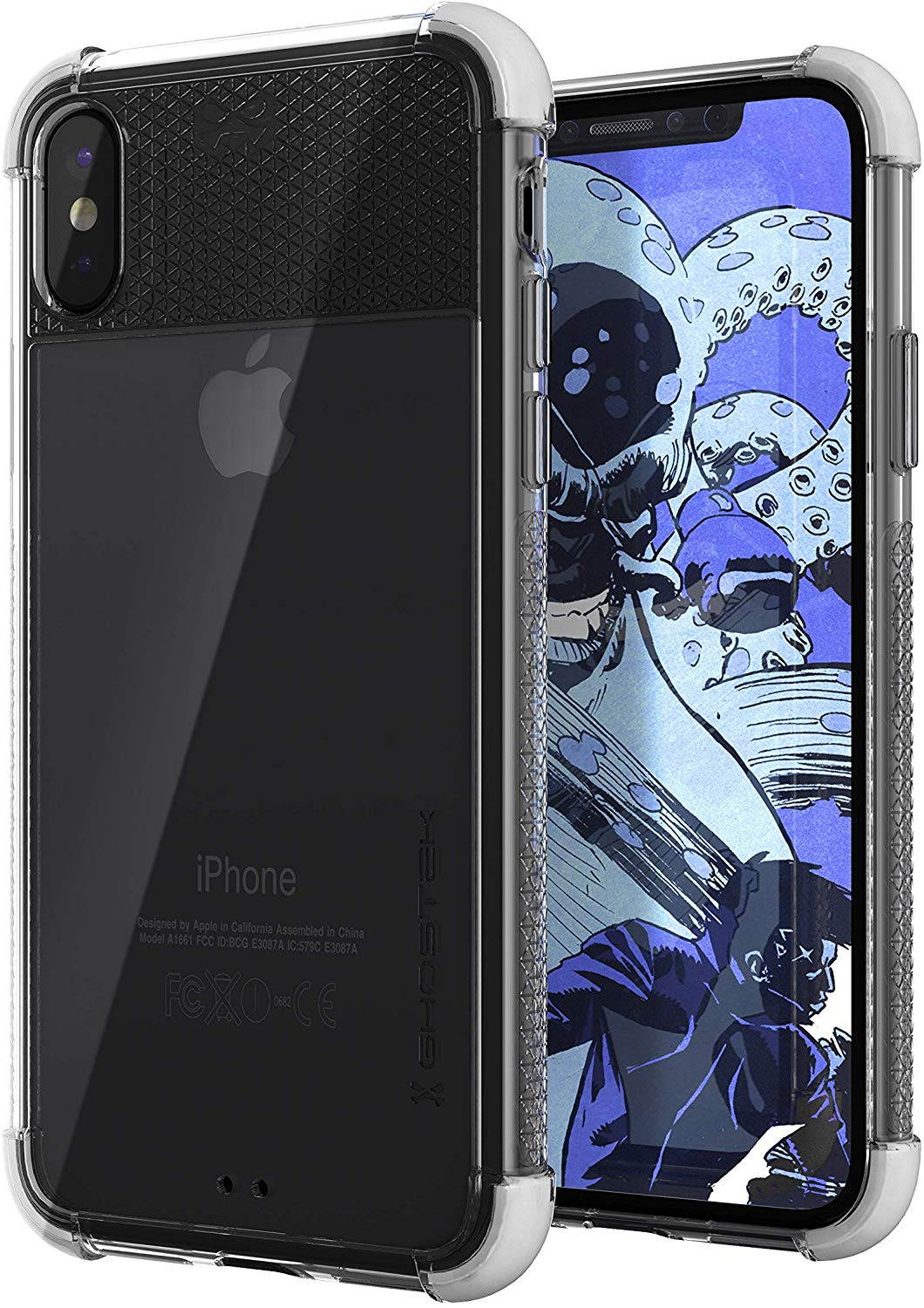 Moshi Vitros Clear Case for iPhone 11 - For Apple iPhone 11 Smartphone - Clear, Raven Black - High Gloss