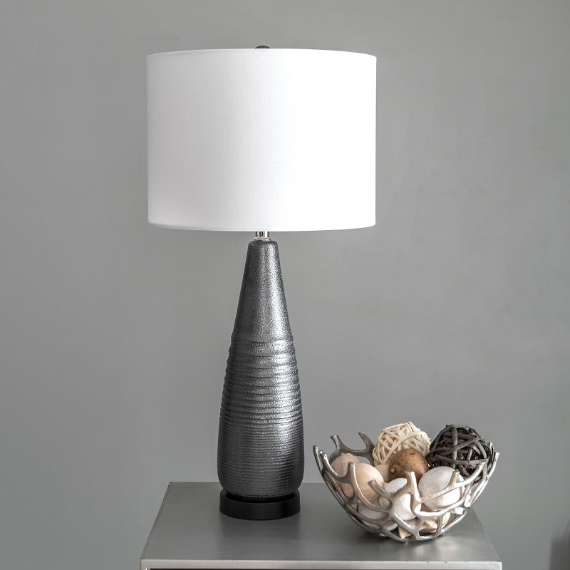 nuLOOM Upland Ceramic 29" Table Lamp Lighting - Copper 29" H x 14" W x 14" D