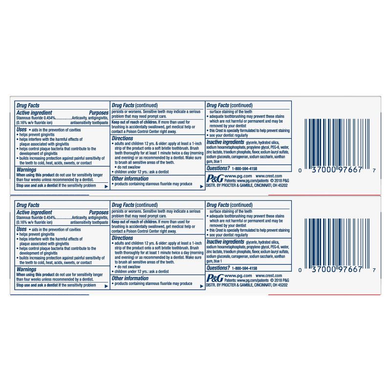 Crest PH Advanced Extra Deep Clean Mint Toothpaste Twin Pack - 5.1oz